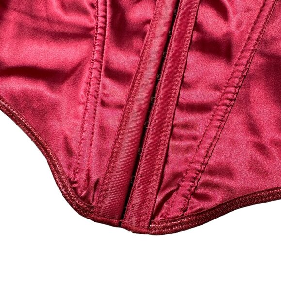 Deep Red Maroon Bustier Underwire (TAG READS SMALL) - Picture 5 of 6